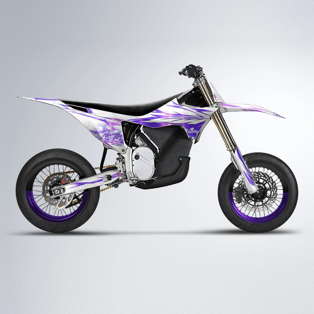 VICTORY Stark Varg SM supermoto graphics kit in Purple