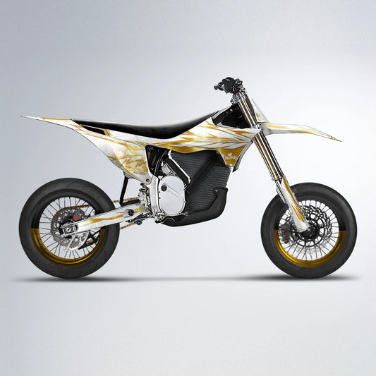 VICTORY Stark Varg SM supermoto graphics kit in Yellow