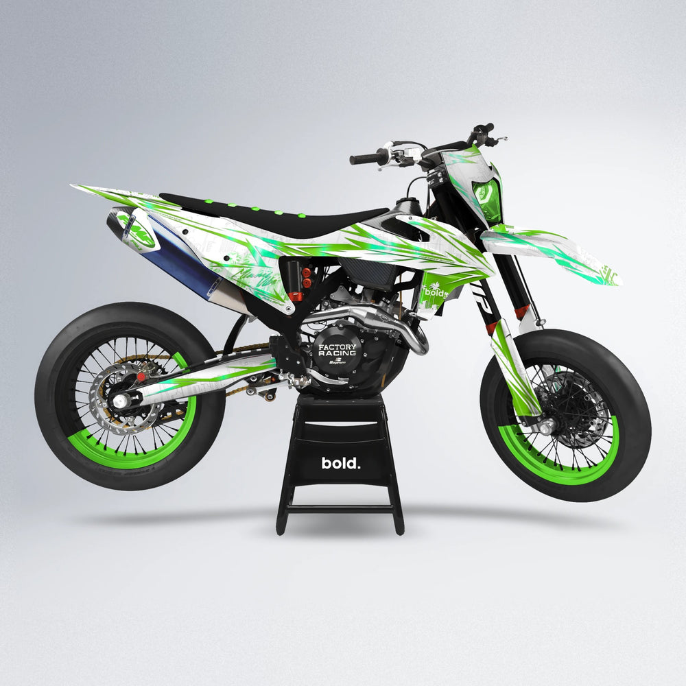 VICTORY supermoto graphics kit in Green