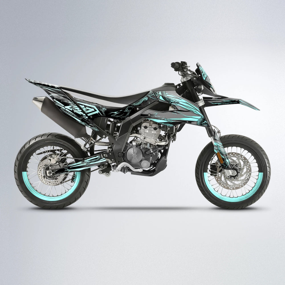 VIPER Aprilia SX 125 supermoto graphics kit in Mint
