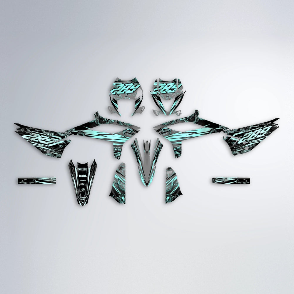 VIPER Beta graphics kit parts layout in Mint