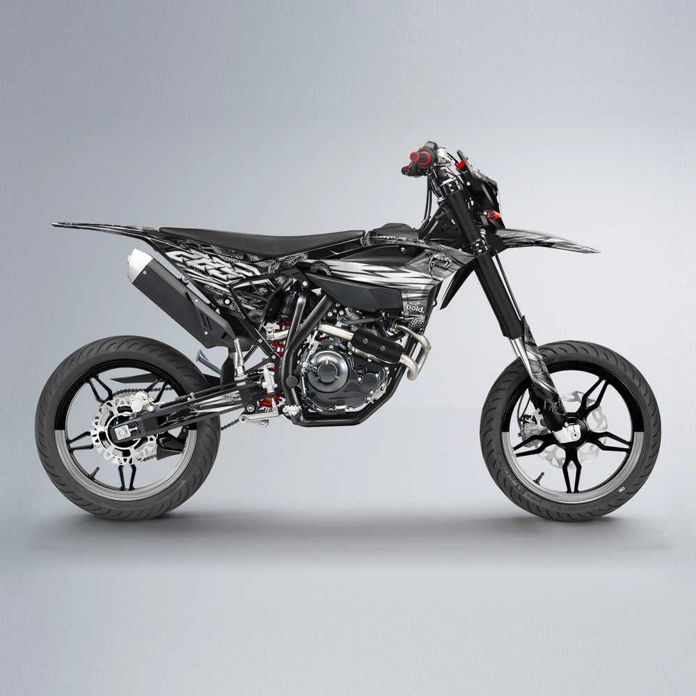 VIPER Beta supermoto graphics kit in White