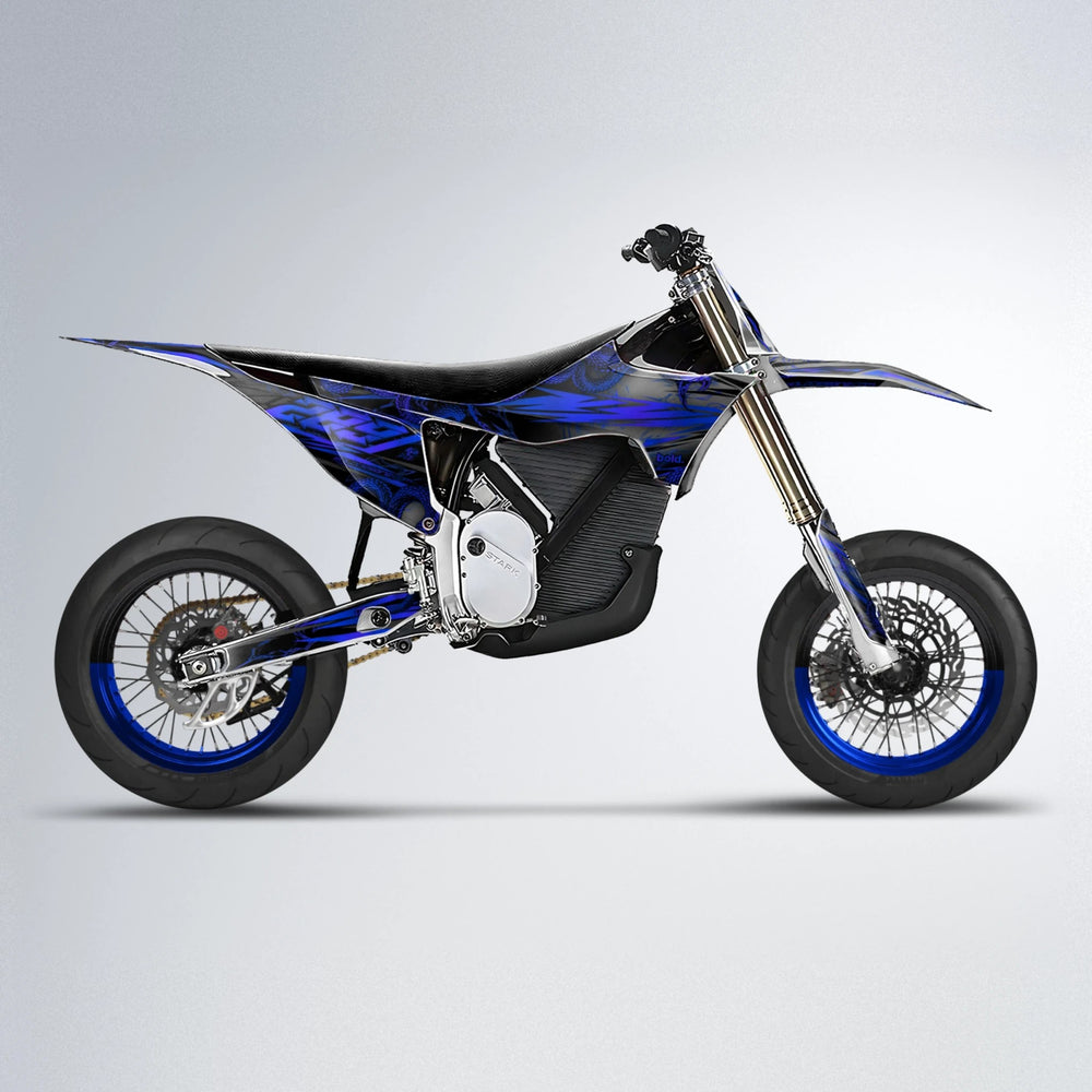 VIPER Stark Varg SM supermoto graphics kit in Blue