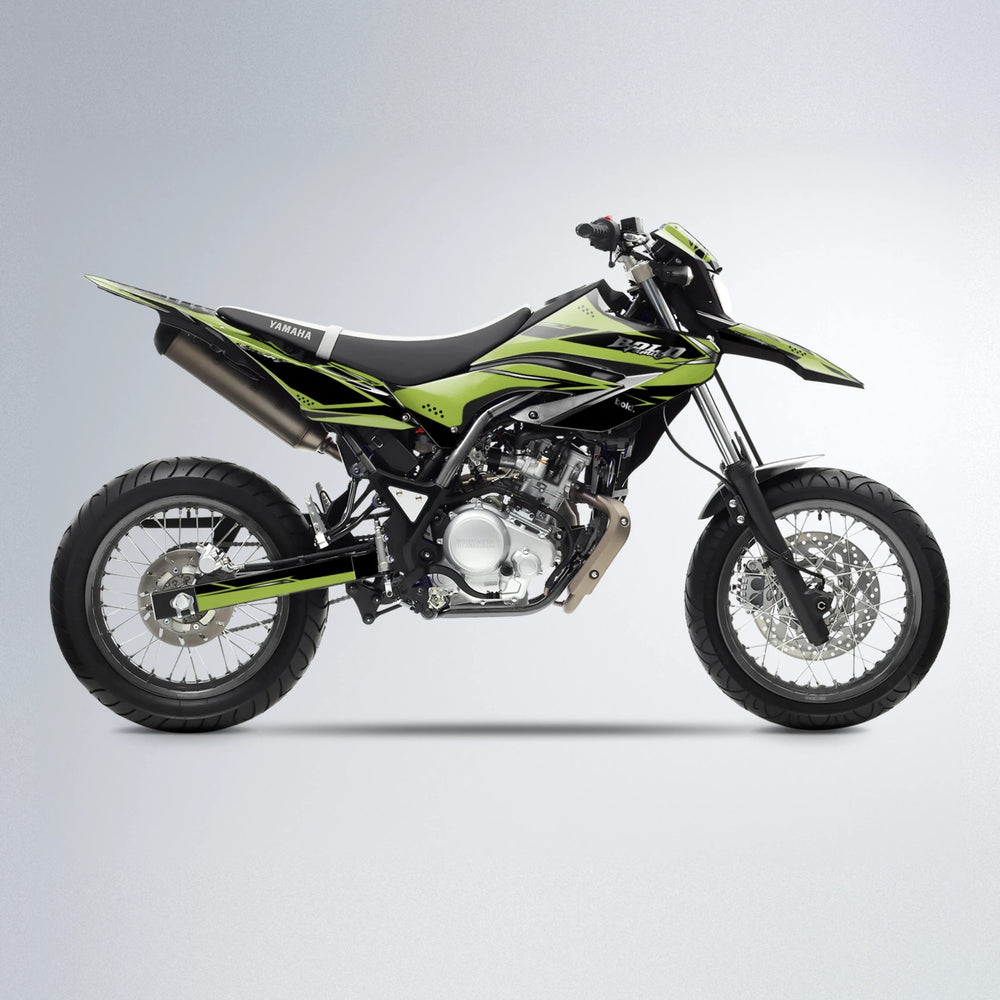 VISIONARY Yamaha WR 125X supermoto graphics kit in Olive