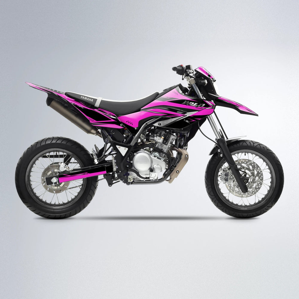 VISIONARY Yamaha WR 125X supermoto graphics kit in Pink