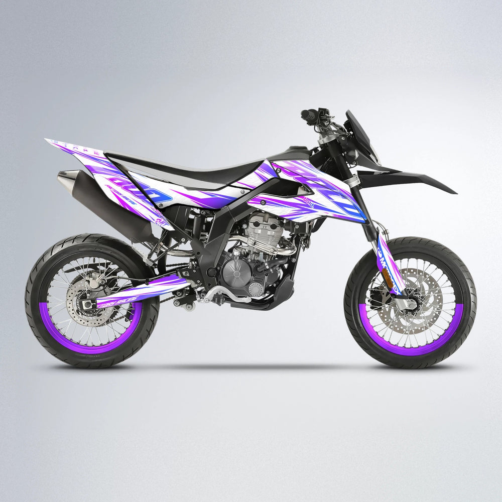 VITALY Aprilia SX 125 supermoto graphics kit in Custom Colour