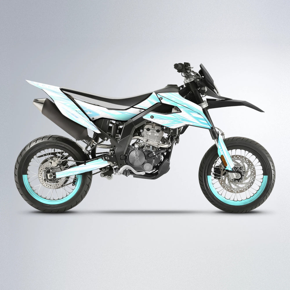 VITALY Aprilia SX 125 supermoto graphics kit in Mint