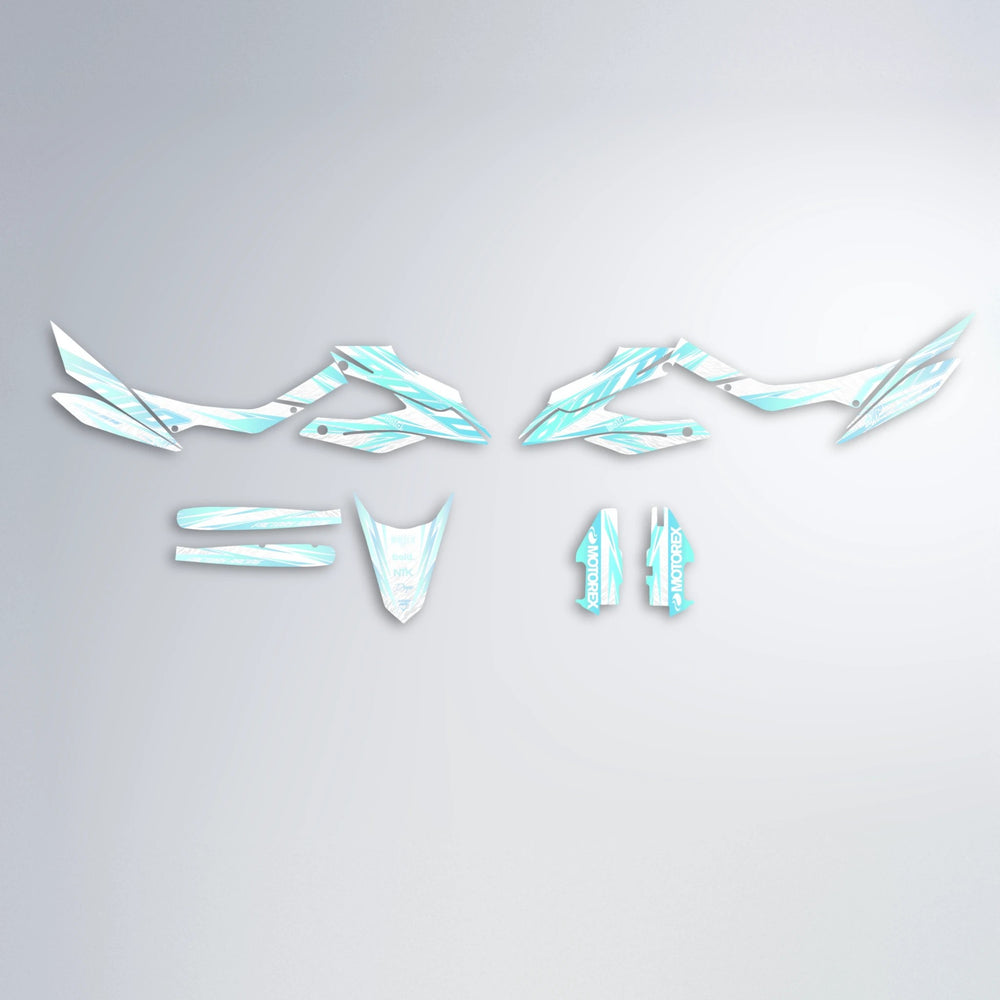 VITALY Aprilia SX 125 graphics kit parts layout in Mint