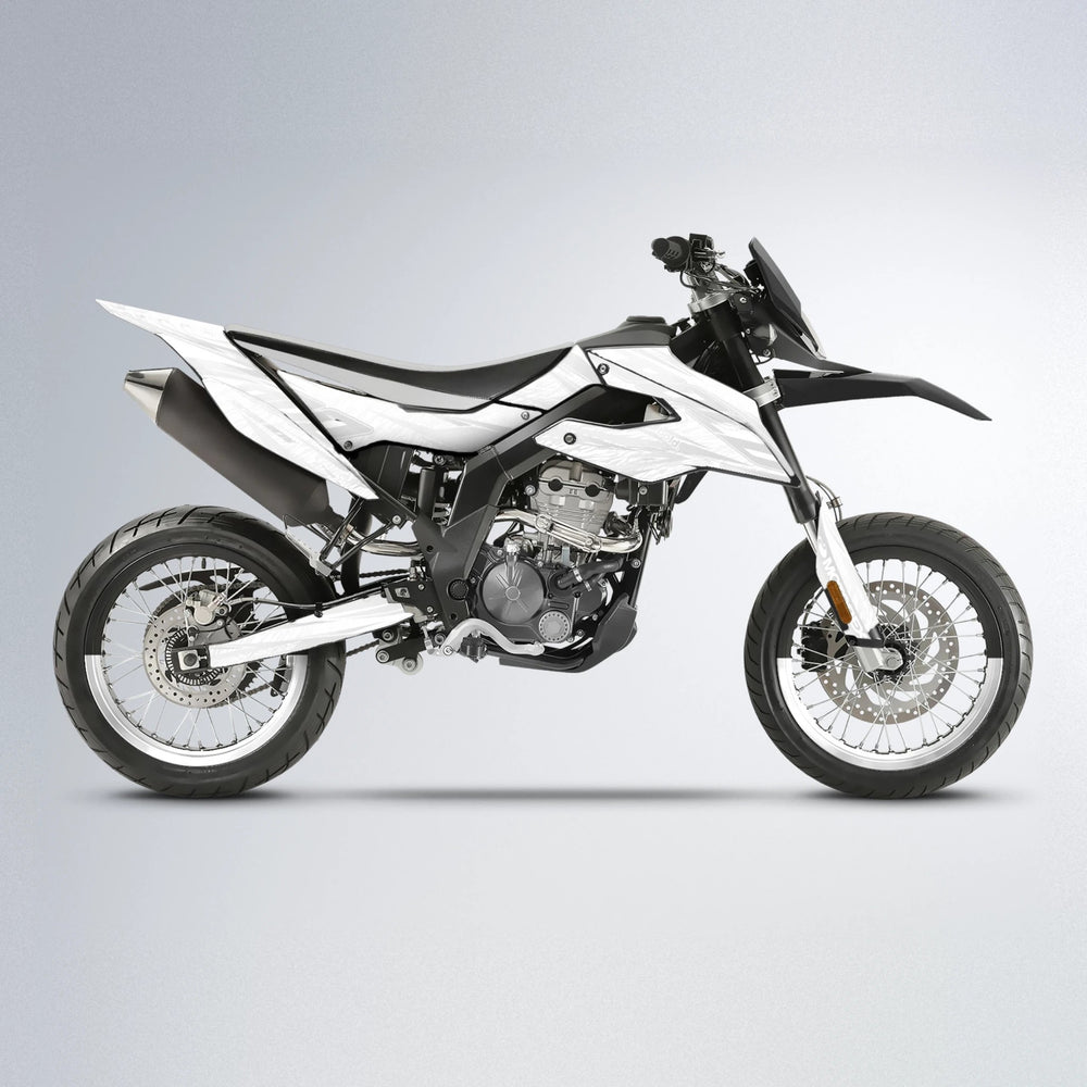 VITALY Aprilia SX 125 supermoto graphics kit in White