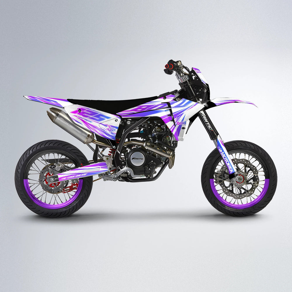 VITALY Fantic supermoto graphics kit in Custom Colour
