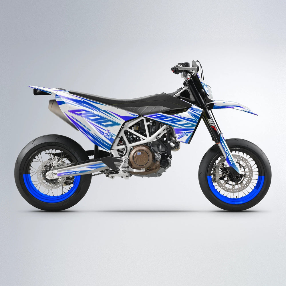 VITALY Husqvarna 701 supermoto graphics kit in Blue