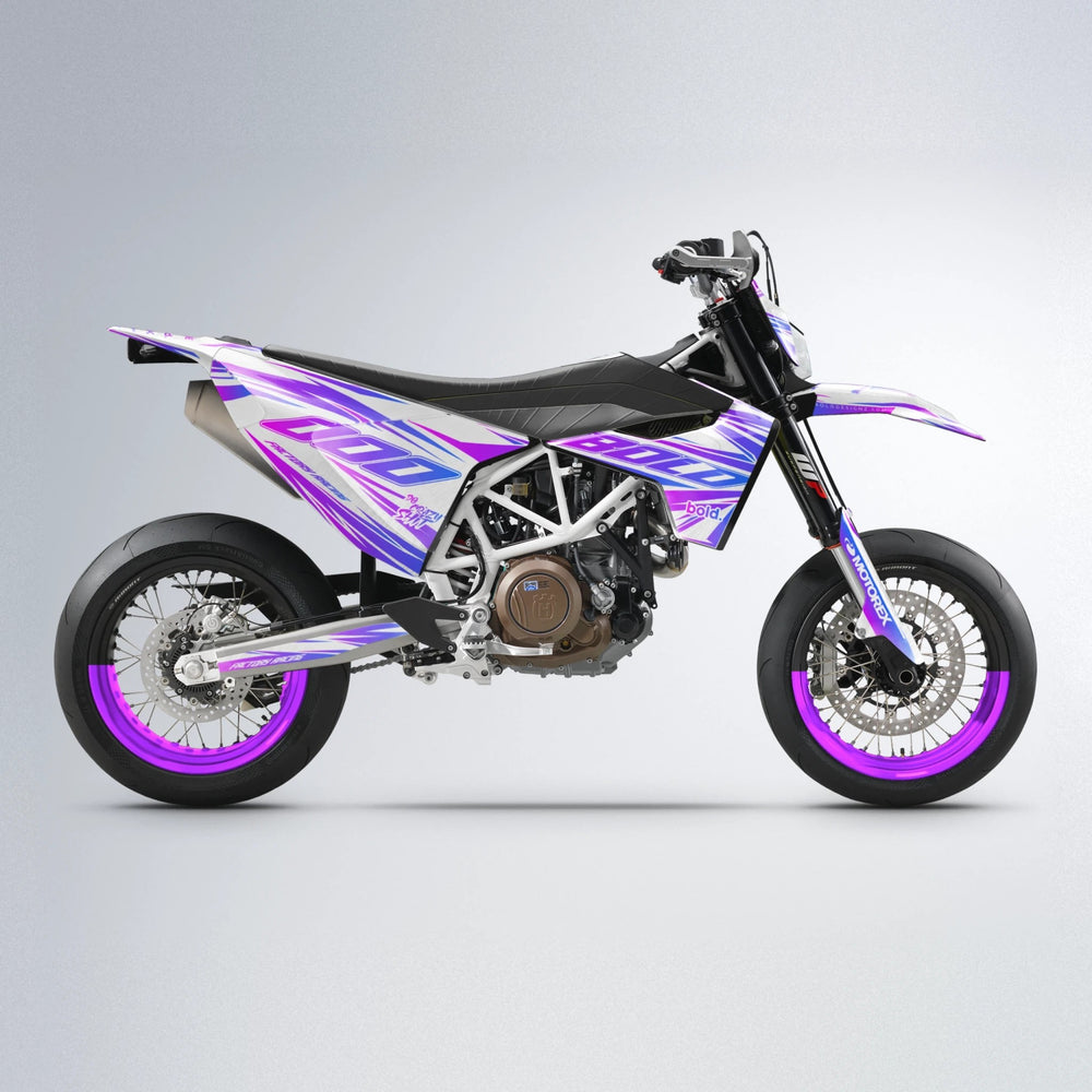 VITALY Husqvarna 701 supermoto graphics kit in Custom Colour