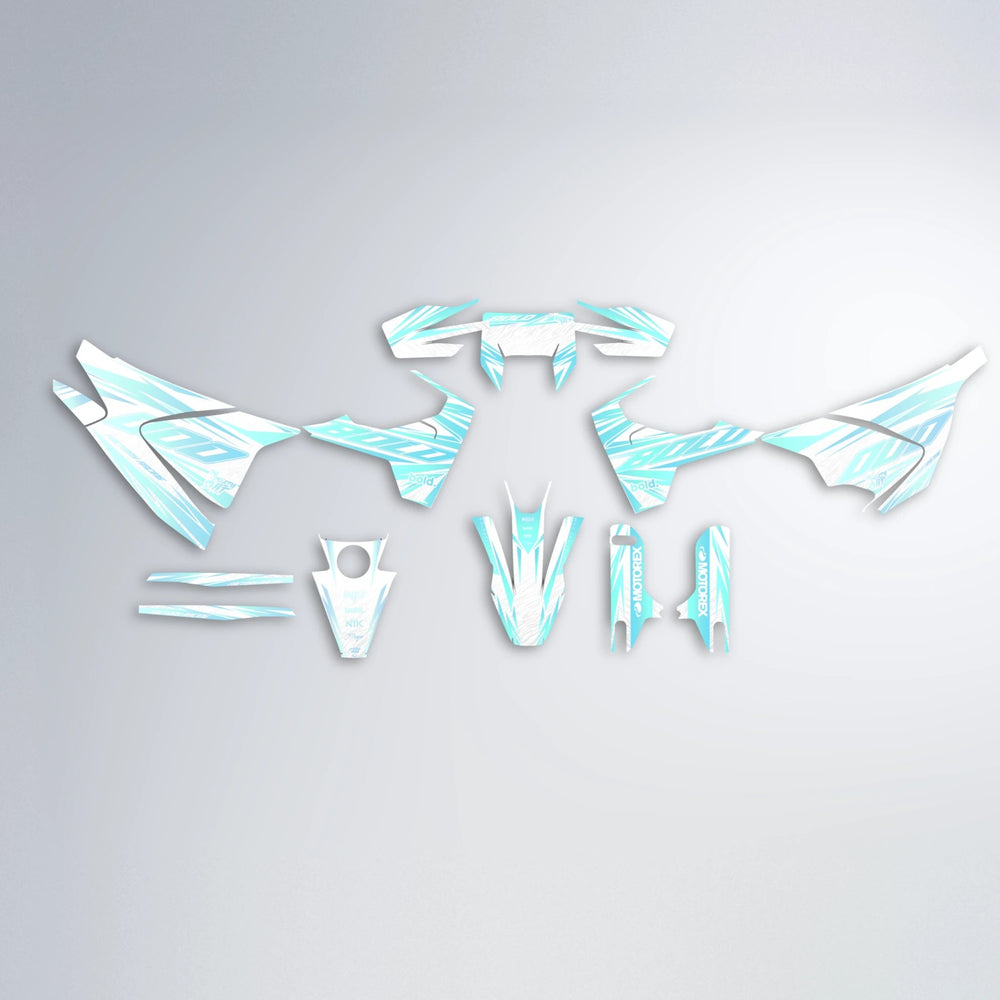 VITALY Husqvarna 701 graphics kit parts layout in Mint