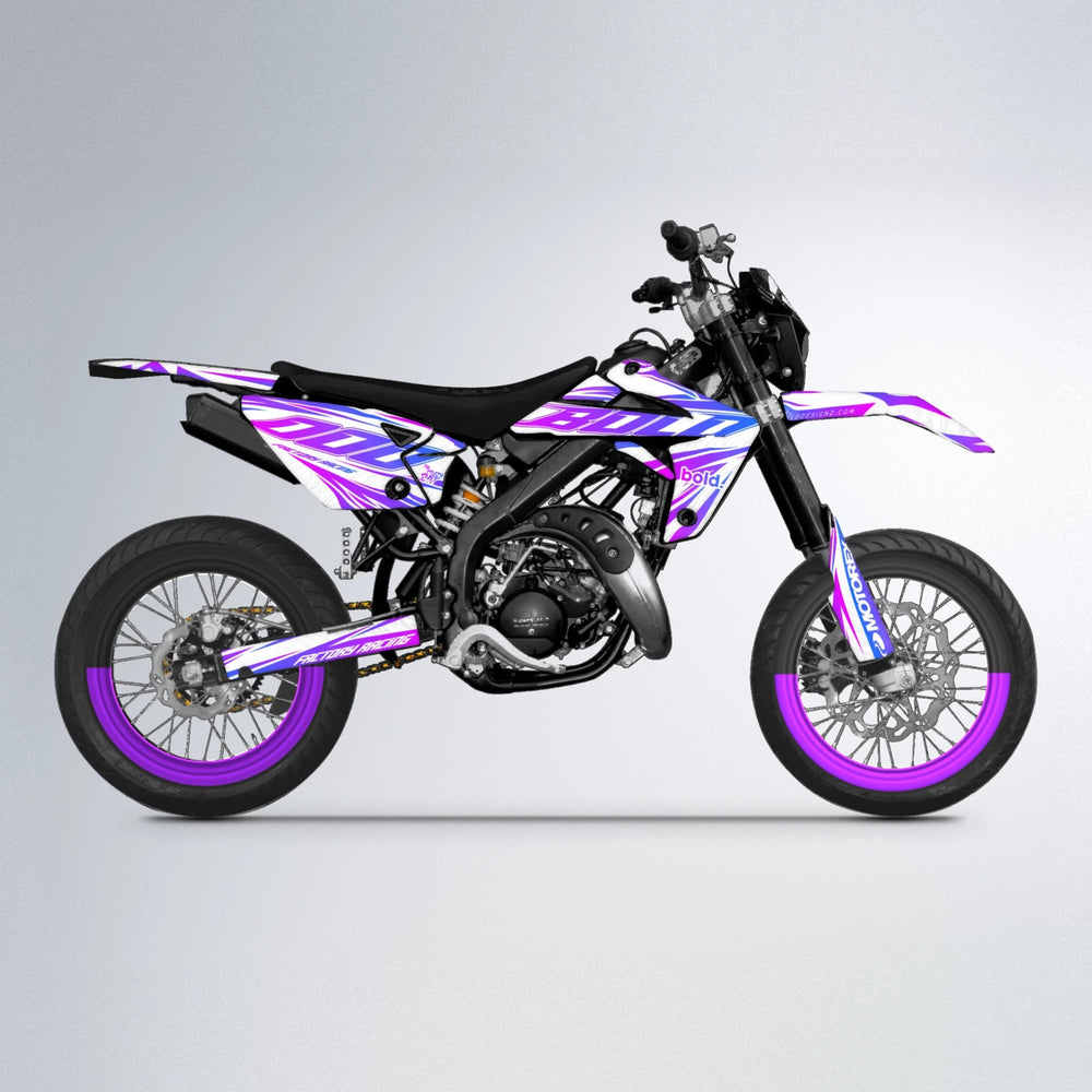 VITALY Rieju MRT supermoto graphics kit in Custom Colour