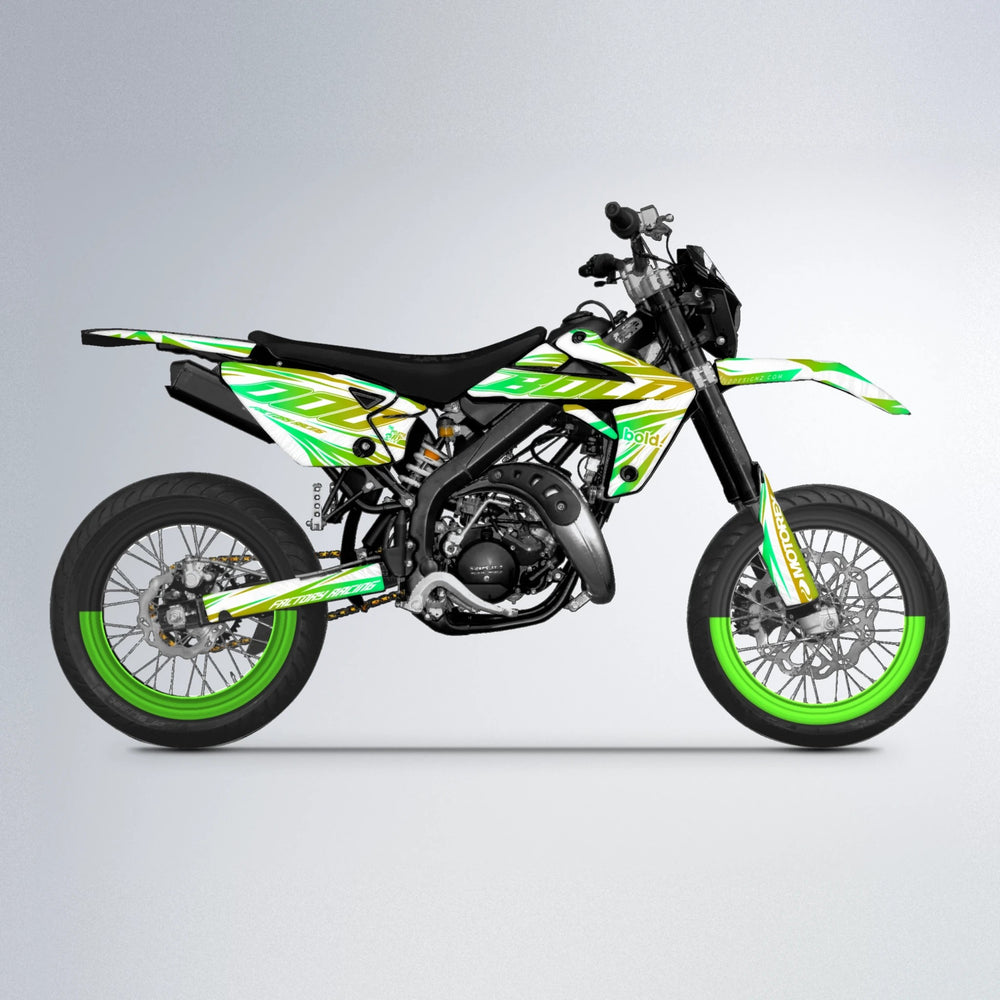 VITALY Rieju MRT supermoto graphics kit in Green