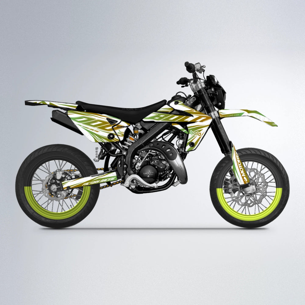 VITALY Rieju MRT supermoto graphics kit in Olive