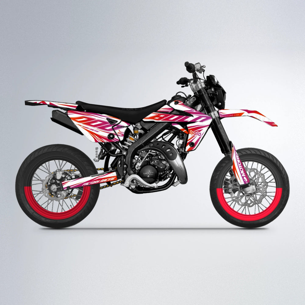 VITALY Rieju MRT supermoto graphics kit in Red
