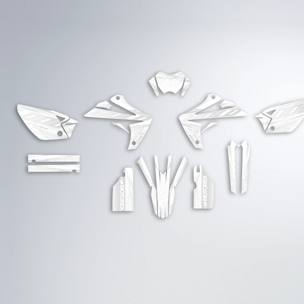 VITALY Rieju MRT graphics kit parts layout in White