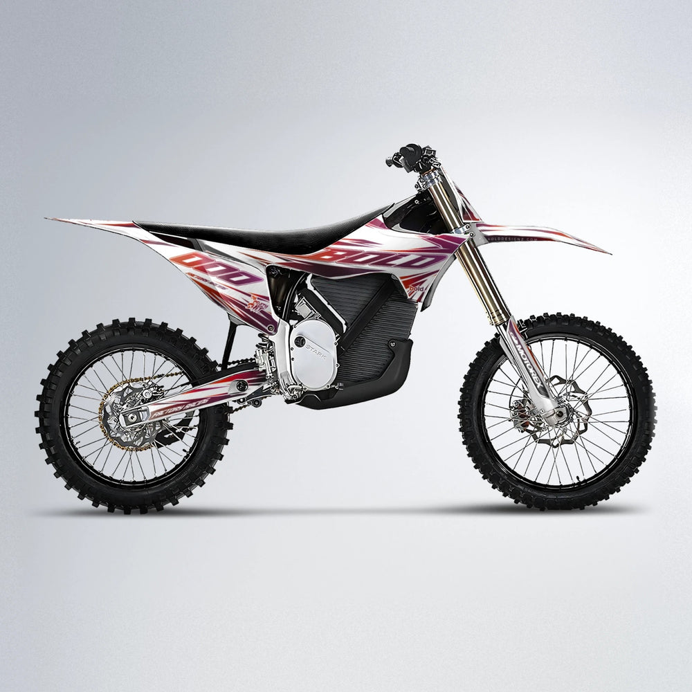 VITALY Stark Varg MX motocross graphics kit in Black & Red