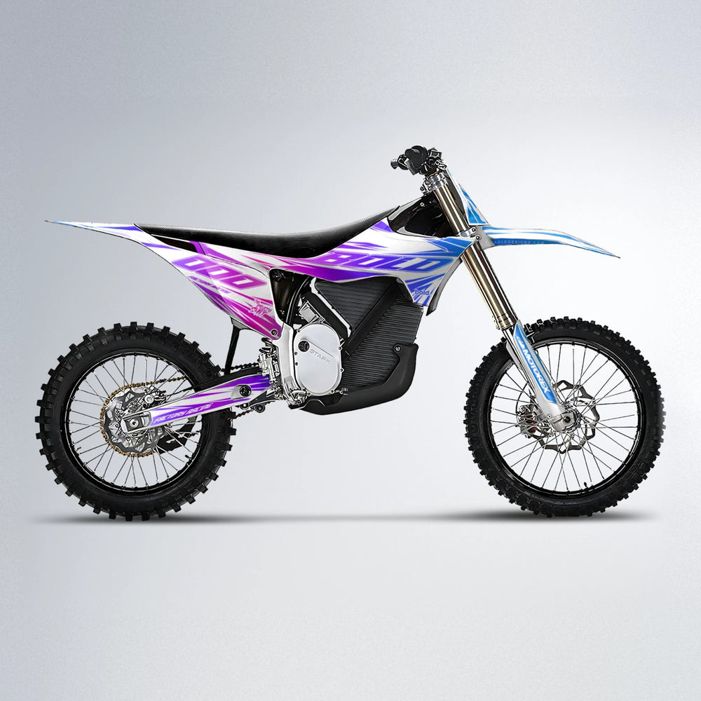VITALY Stark Varg MX motocross graphics kit in Blue Purple Fade