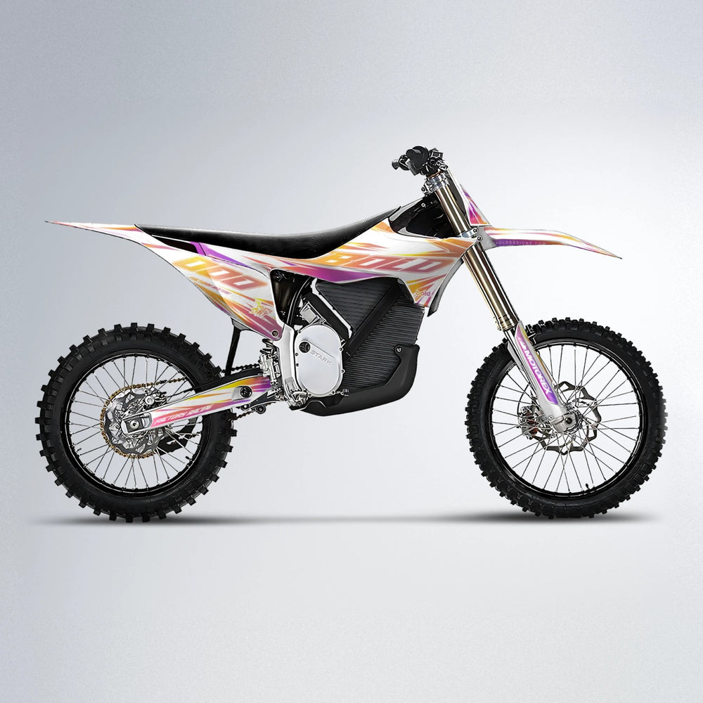 VITALY Stark Varg MX motocross graphics kit in Pink & Yellow