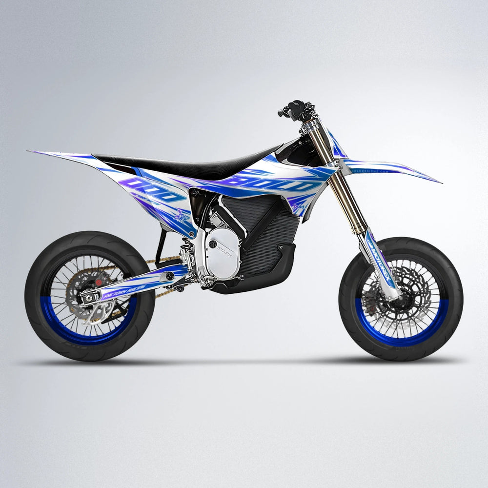 VITALY Stark Varg SM supermoto graphics kit in Blue