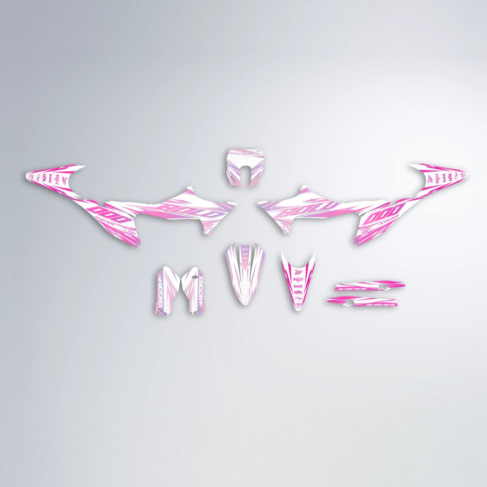 VITALY Stark Varg SM graphics kit parts layout in Flamingo