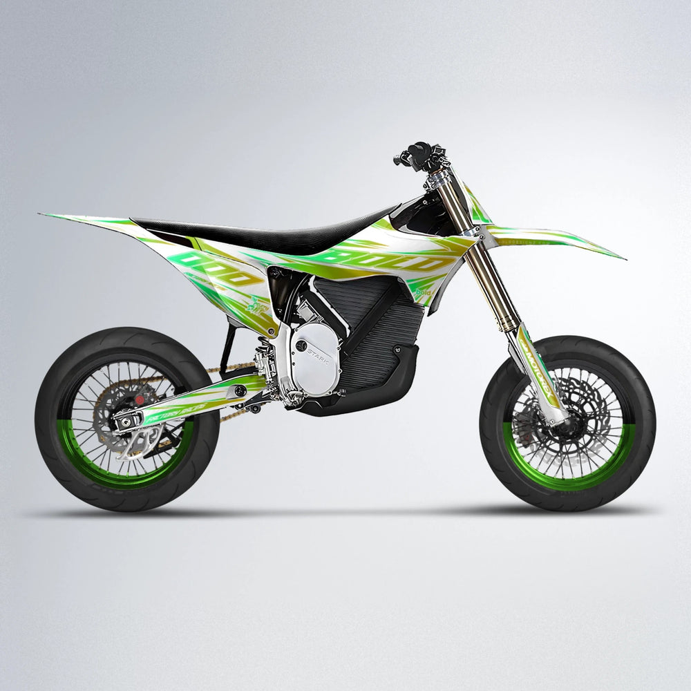 VITALY Stark Varg SM supermoto graphics kit in Green