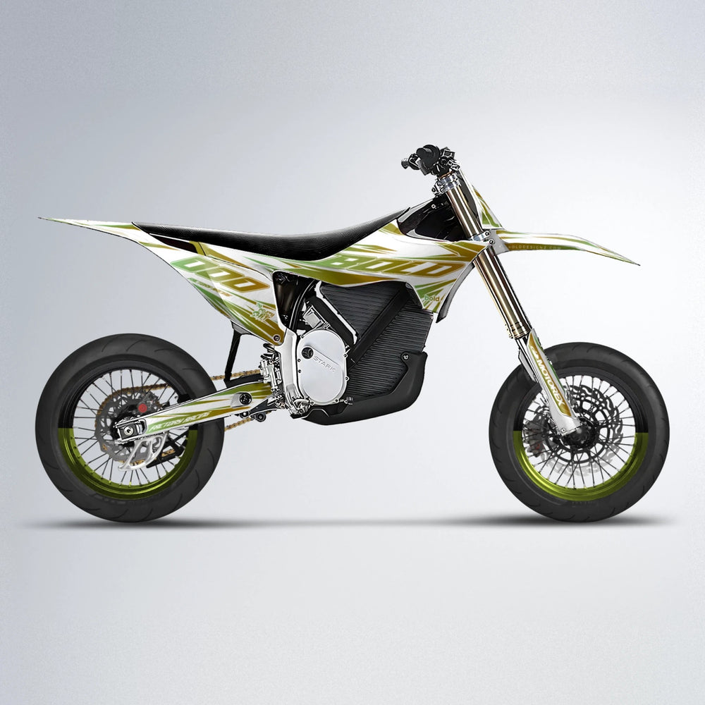 VITALY Stark Varg SM supermoto graphics kit in Olive