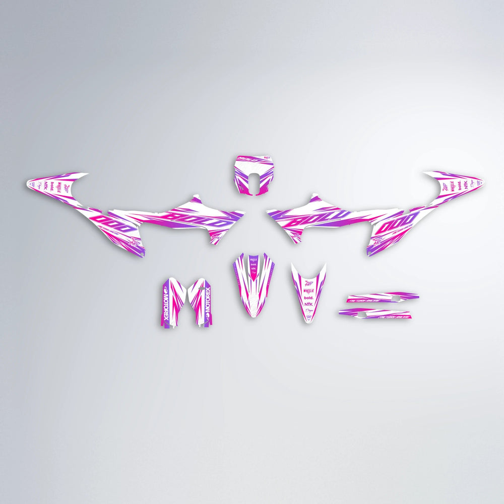 VITALY Stark Varg SM graphics kit parts layout in Pink
