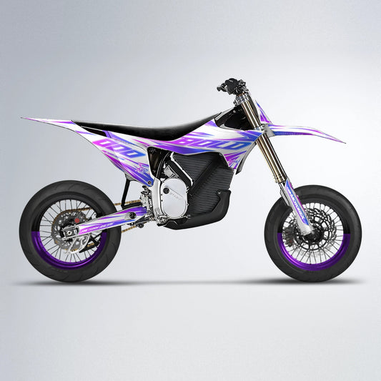 VITALY Stark Varg SM supermoto graphics kit in Purple