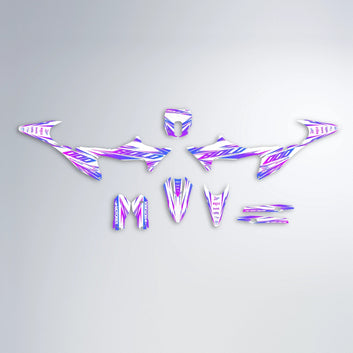 VITALY Stark Varg SM graphics kit parts layout in Purple