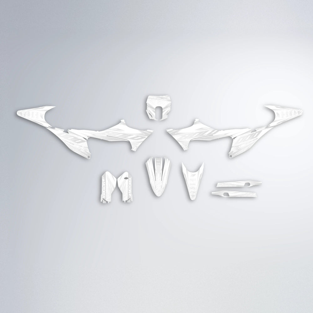 VITALY Stark Varg SM graphics kit parts layout in White