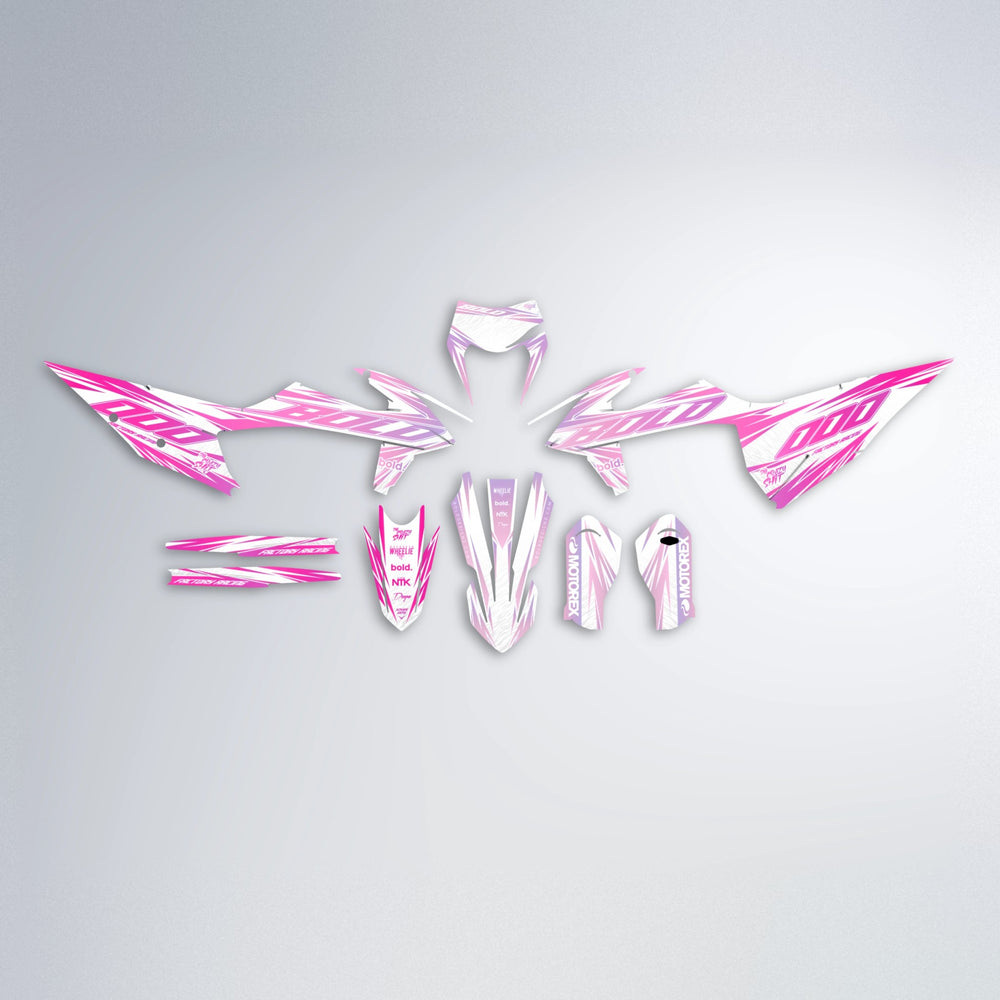 VITALY graphics kit parts layout in Flamingo
