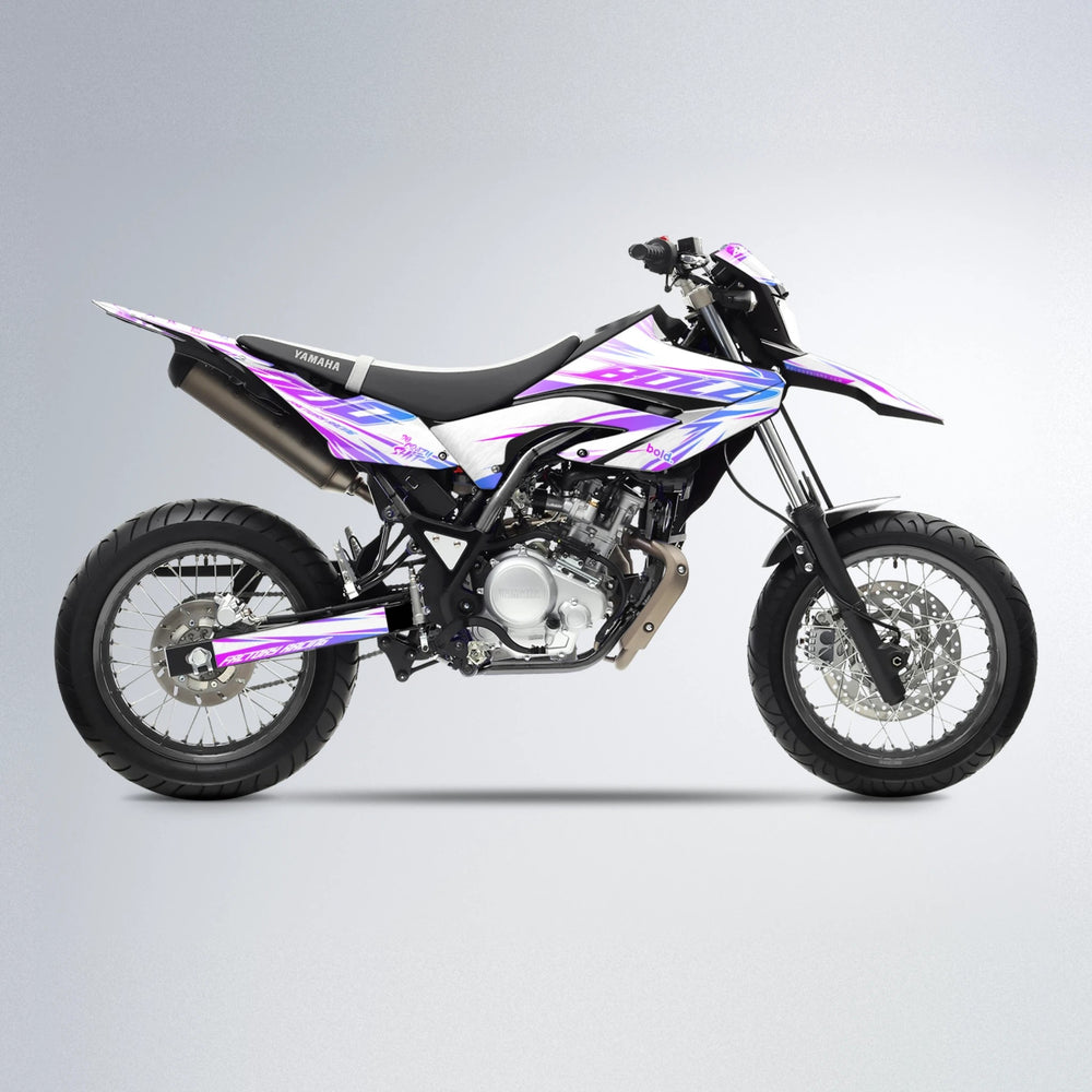 VITALY Yamaha WR 125X supermoto graphics kit in Custom Colour