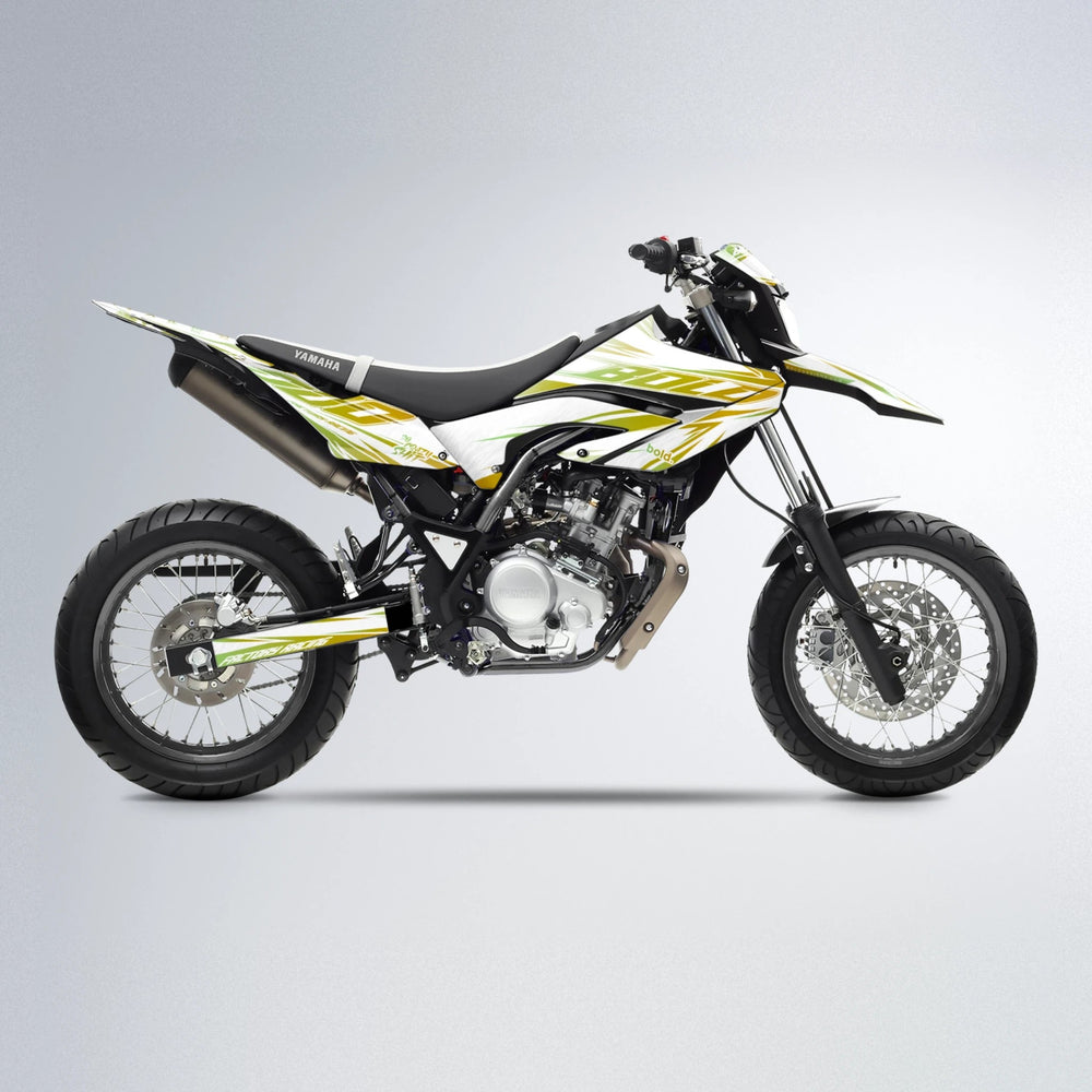 VITALY Yamaha WR 125X supermoto graphics kit in Olive
