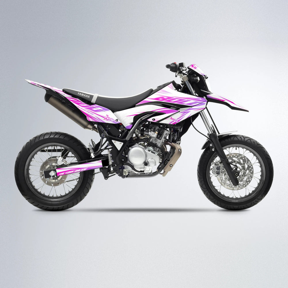 VITALY Yamaha WR 125X supermoto graphics kit in Pink