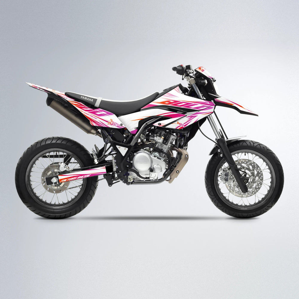 VITALY Yamaha WR 125X supermoto graphics kit in Red