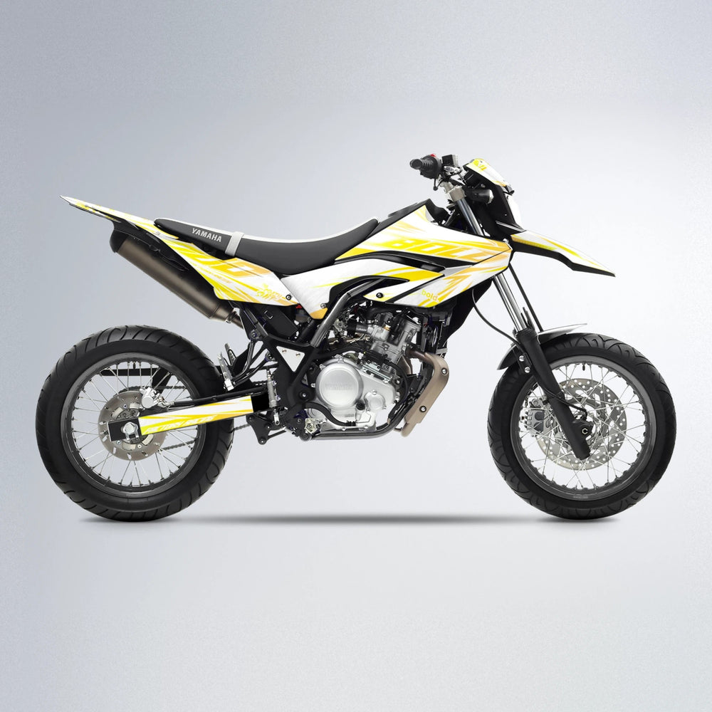 VITALY Yamaha WR 125X supermoto graphics kit in Yellow