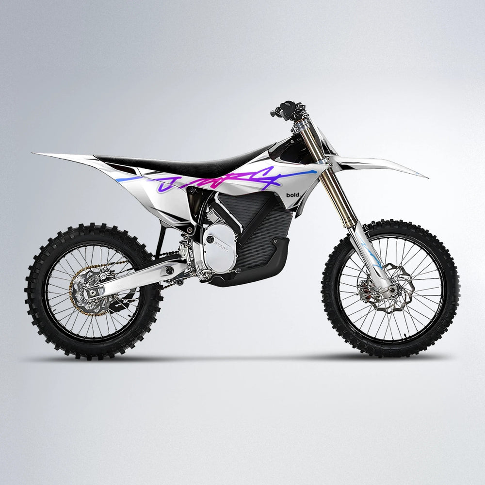 VOLTAGE Stark Varg MX motocross graphics kit in Blue Purple Fade