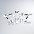 VOLTAGE Stark Varg SM graphics kit parts layout in White