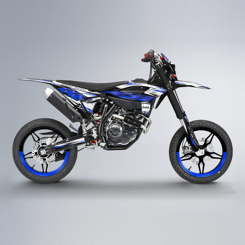 WESTCOAST Beta supermoto graphics kit in Blue