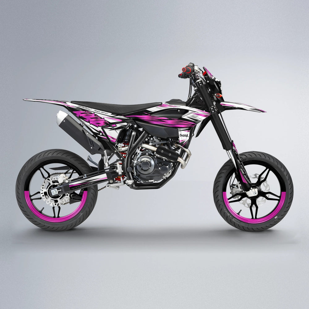 WESTCOAST Beta supermoto graphics kit in Pink