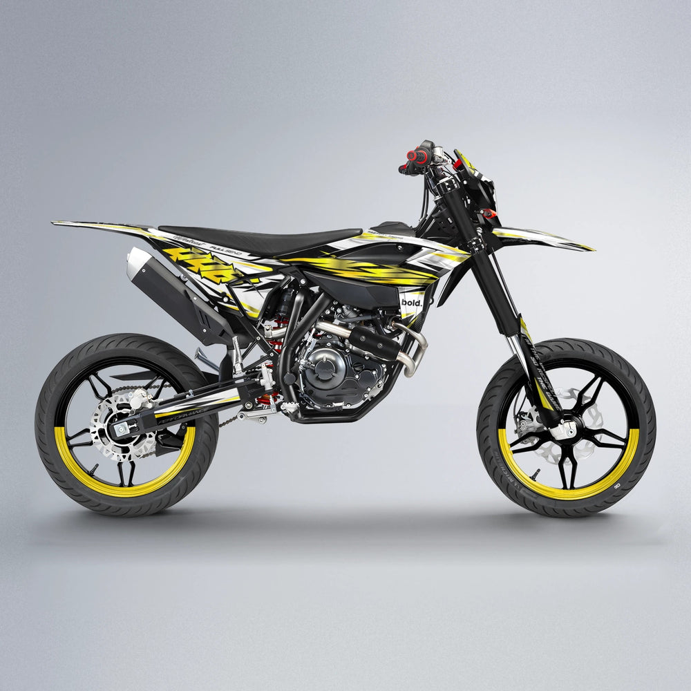 WESTCOAST Beta supermoto graphics kit in Yellow