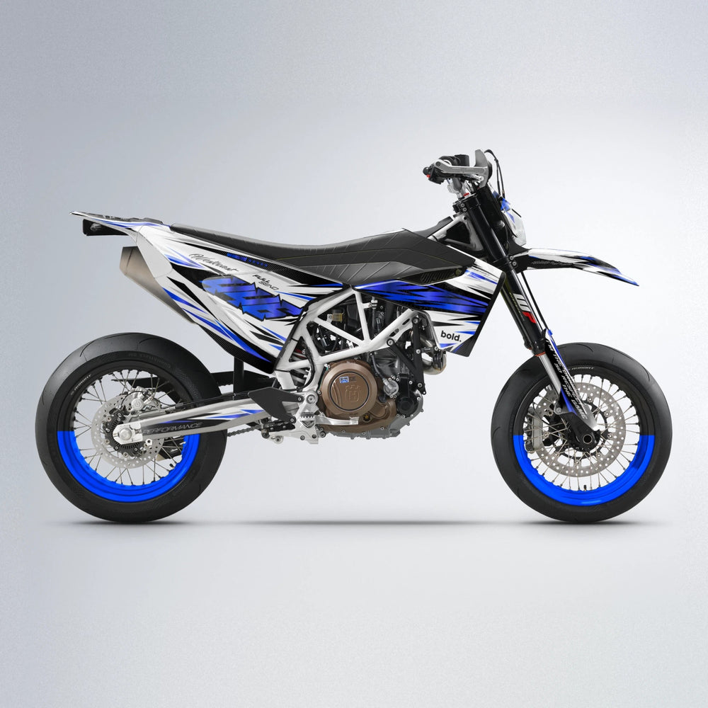 WESTCOAST Husqvarna 701 supermoto graphics kit in Blue