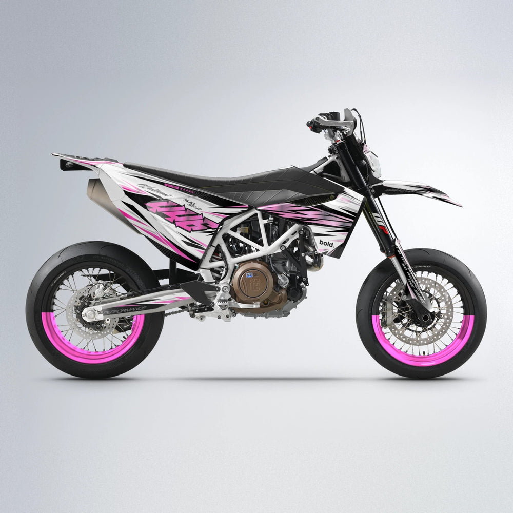 WESTCOAST Husqvarna 701 supermoto graphics kit in Flamingo