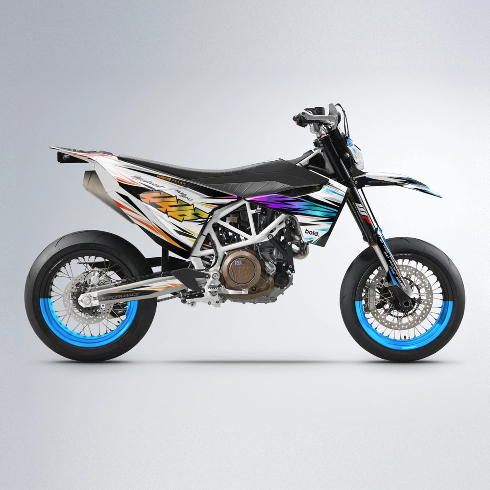 WESTCOAST Husqvarna 701 supermoto graphics kit in Sunset Fade