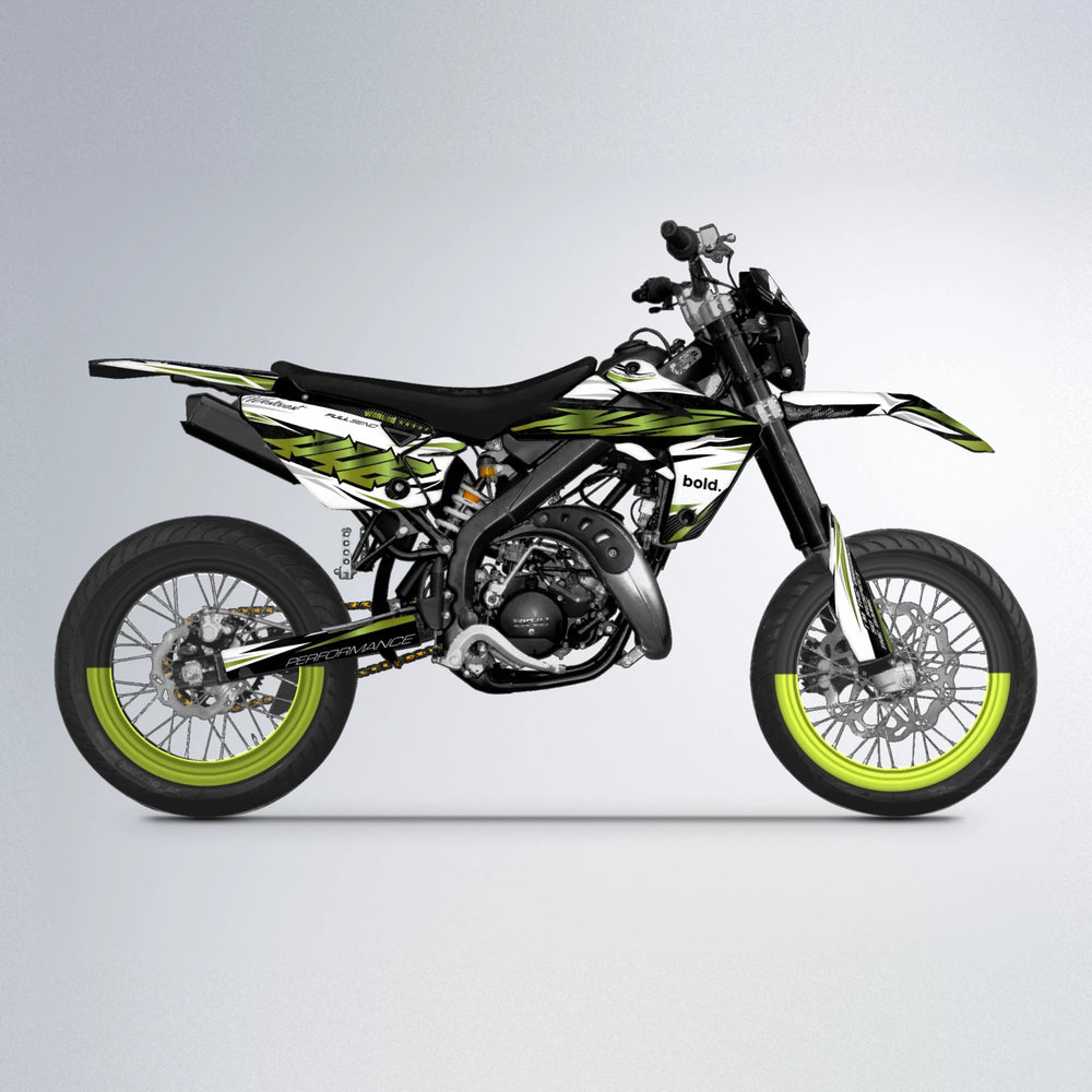 WESTCOAST Rieju MRT supermoto graphics kit in Olive