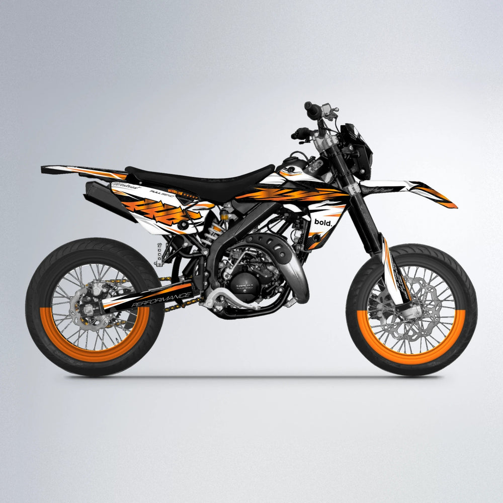 WESTCOAST Rieju MRT supermoto graphics kit in Orange