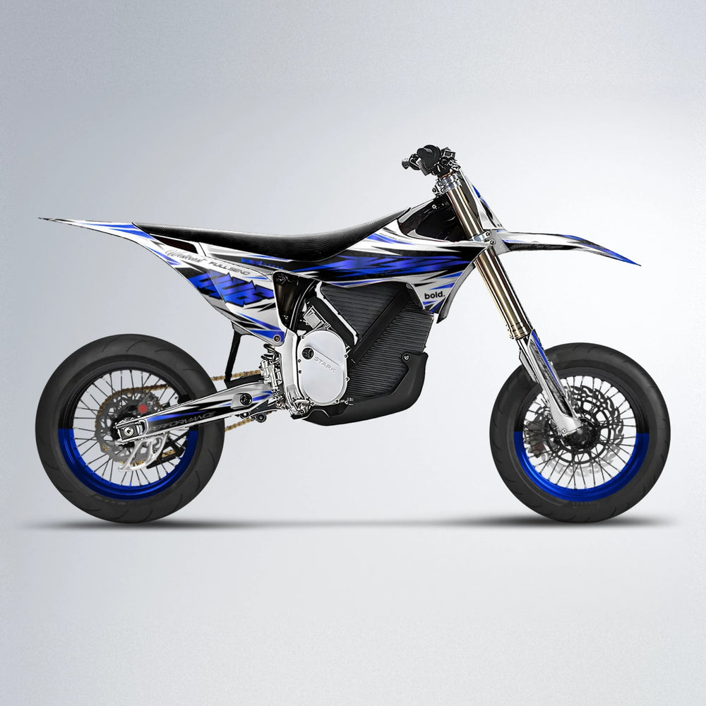 WESTCOAST Stark Varg SM supermoto graphics kit in Blue